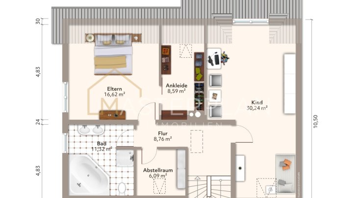Stilvoll renoviertes Einfamilienhaus mit Panoramakamin, Traumküche und inklusive Baugrundstück in ruhiger Sackgasse