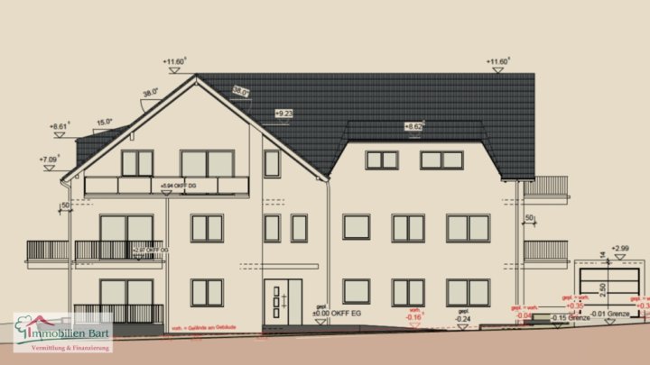 LOSHEIM AM SEE: 109 M² PENTHOUSEWOHNUNG MIT LOGGIA