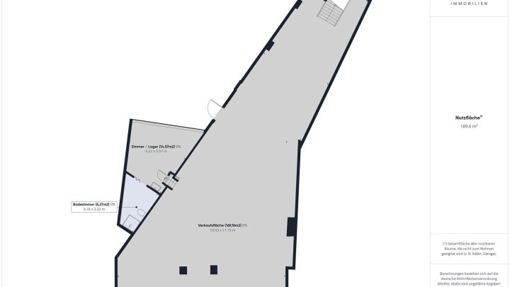 Zentrale Gewerbeimmobilie mit Wohnbereich – Sichtbarkeit und Potenzial in Heusweiler
