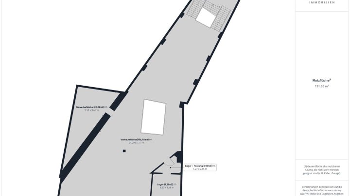 Zentrale Gewerbeimmobilie mit Wohnbereich – Sichtbarkeit und Potenzial in Heusweiler