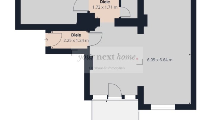 2 Zimmer Dachgeschosswohnung auf ca. 84 m² mit großem sonnigen Balkon in Wadgassen