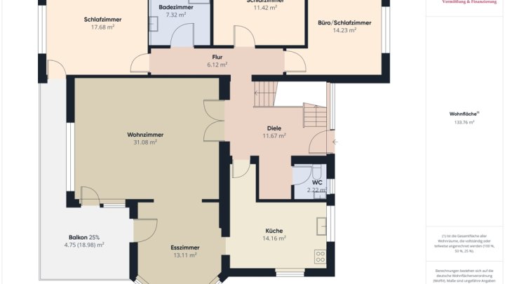 GRENZNÄHE: BUNGALOW MIT EINLIEGERWOHNUNG IN TOP WOHNLAGE MIT FERNSICHT!