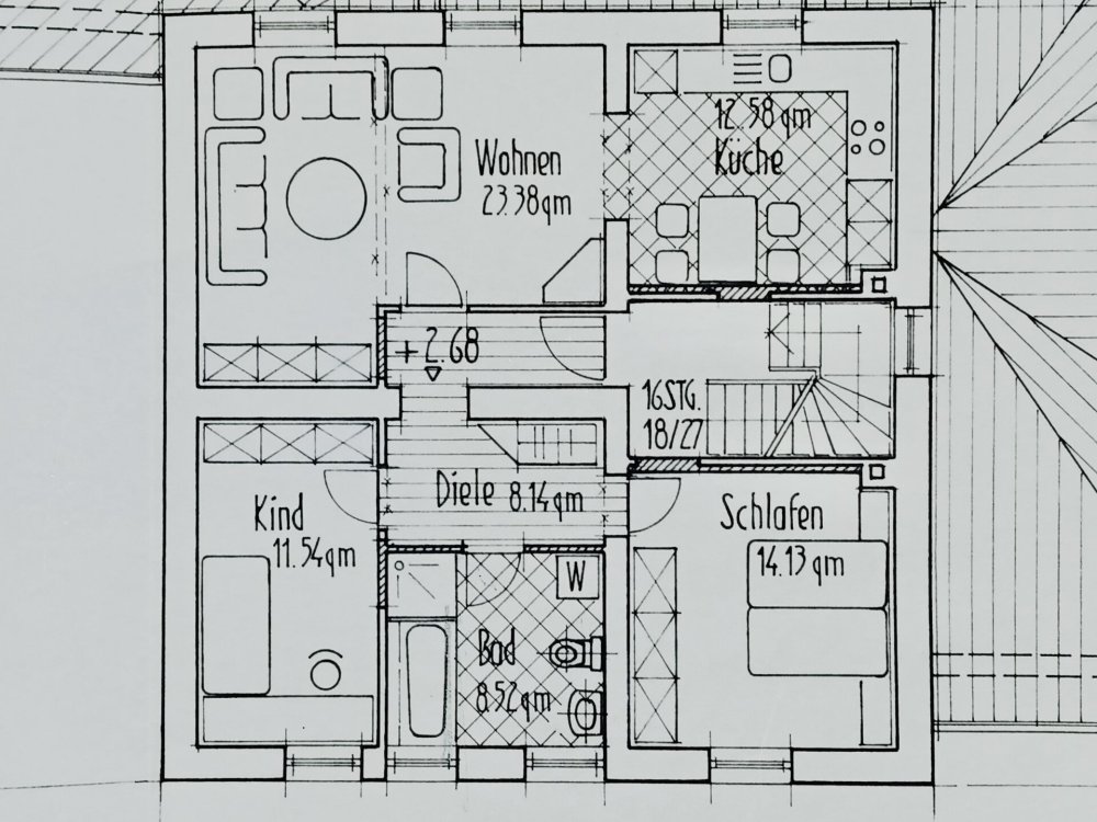 Grundriss Wohnung OG