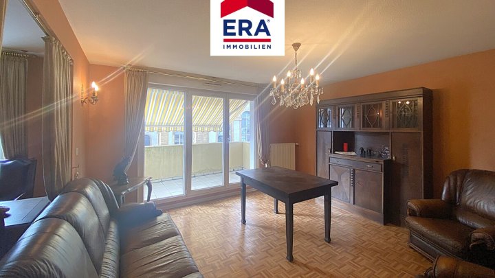 OHNE VERMITTLUNGSGEBÜHREN - EIGENTUMSWOHNUNG MIT BALKON IM ZENTRUM VON SARREGUEMINES/FR, NÄHE SB