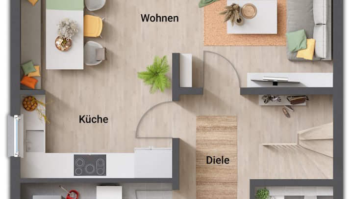 MASSIVER NEUBAU MIT EBENEM GRUNDSTÜCK IN METTLACH