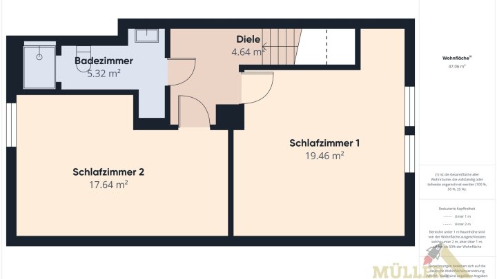 Doppelhaushälfte mit 105 m² Wohnfläche in ruhiger Lage mit Garten und Garage