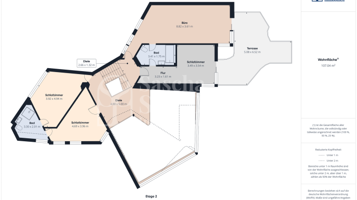 Architekturjuwel mit Galerie, Terrassen und kreativer Seele in ruhiger Bestlage von Dudweiler