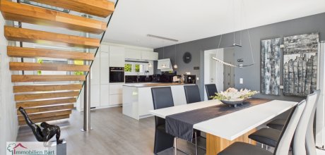 Essbereich mit offener Küche