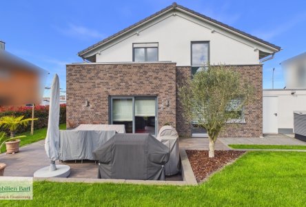 Rasen- und Terrassenfläche