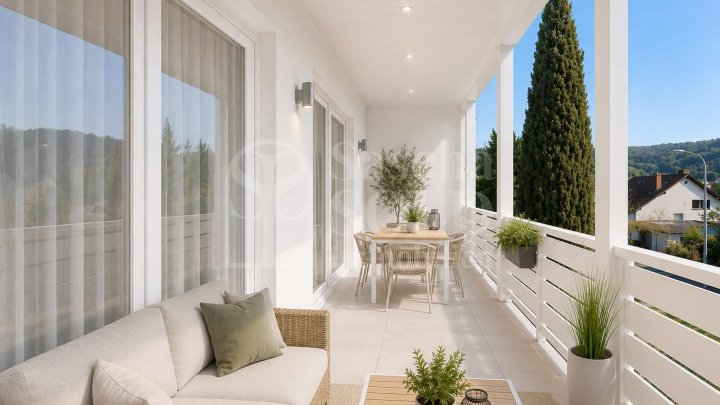 Großzügige Liegenschaft in begehrter Lage von Oberwürzbach, St. Ingbert mit Terrasse und Südbalkon