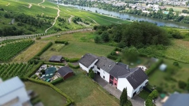 Wohnen über der Mosel: Modernisiertes Doppelangebot mit großem Grundstück