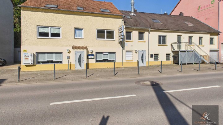 Renditeobjekt in Völklingen-Geislautern: Wohn- und Geschäftshaus mit Restaurant und 3 Wohneinheiten