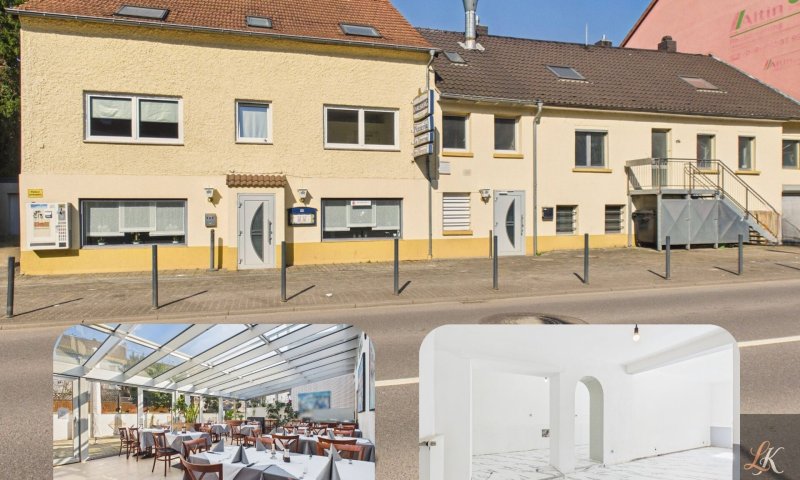 Renditeobjekt in Völklingen-Geislautern: Wohn-/ Geschäftshaus mit Restaurant und 3-4 Wohneinheiten