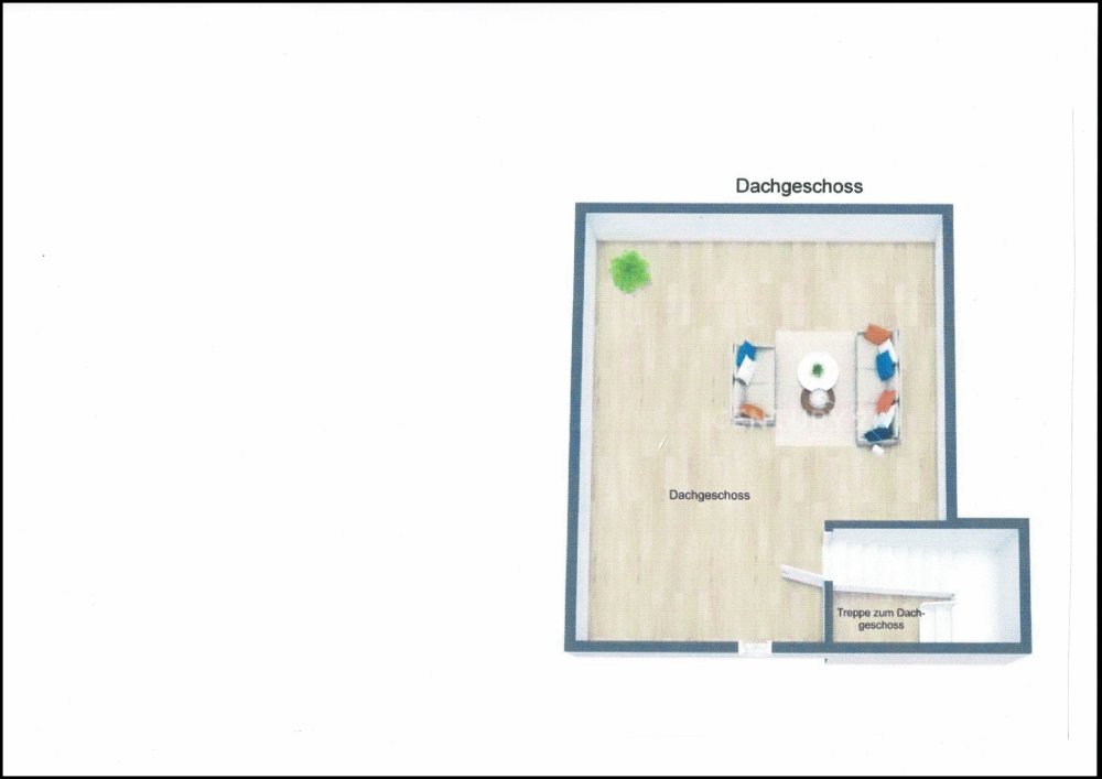 Dachgeschoss-Grundriss