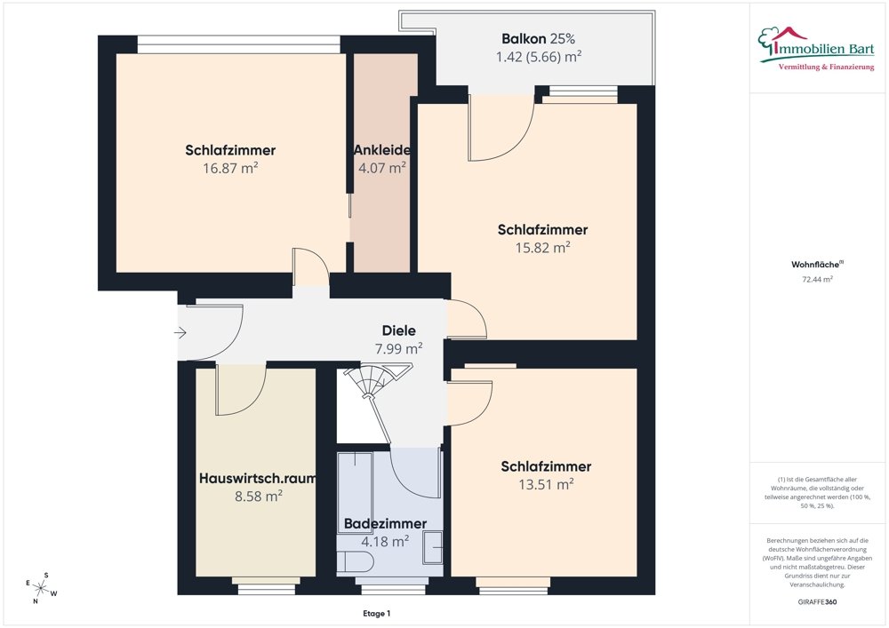 Grundriss Obergeschoss