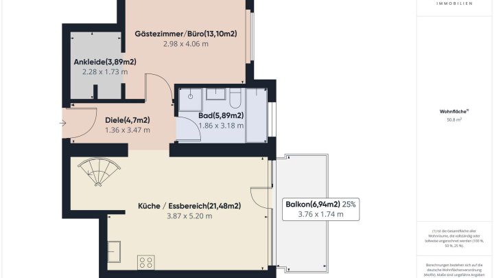 Moderne Maisonettewohnung mit Balkon & Loggia in ruhiger Lage von Friedrichsthal
