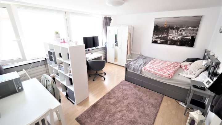 Schönes 1. Zimmer Apartment SB Innenstadt mit großzügiger Belichtung/Aufzug