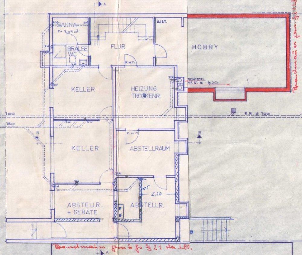 Grundriss Untergeschoss