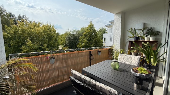 STADTNAH - 3-ZKB ETW für Selbstnutzer mit Tiefgaragenstellplatz und Balkon in 66424 Homburg