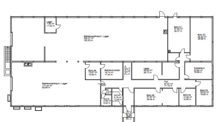 AM FLUGPLATZ - Gewerbeobjekt mit Büroflächen/Werkstatthallen/Stellplätzen in Zweibrücken