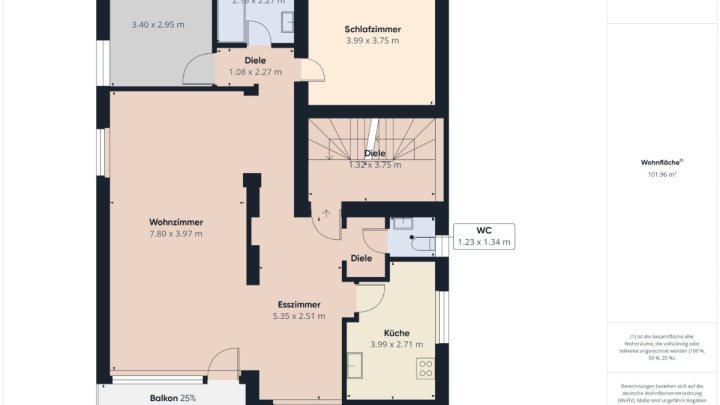 „Lichtdurchflutete Etagenwohnung mit Balkon und Garage in begehrter Südlage von St. Ingbert“