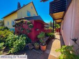 Seiteneingang mit Gartenhaus