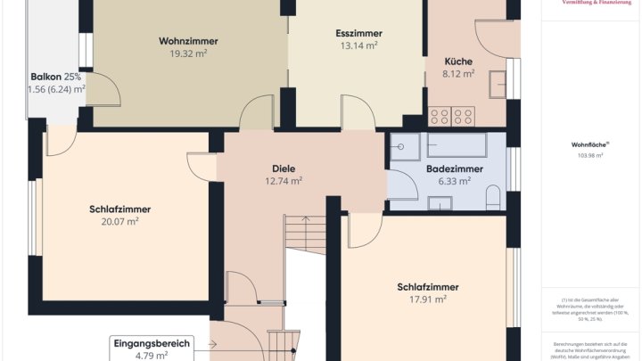 GRENZNÄHE: FREISTND. WOHNHAUS / 200 M² WFL. / GARTEN + GARAGE IN TOP WOHNLAGE