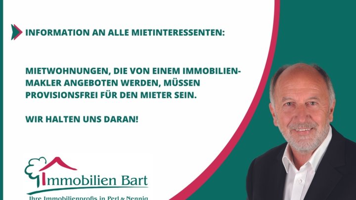 80 M² WOHNUNG MIT 2 KFZ-STELLPLÄTZEN, GARTEN UND GARAGE IN METTLACH-SAARHÖLZBACH!