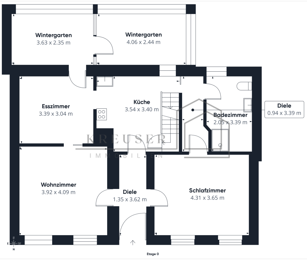 Grundriss Erdgeschoss