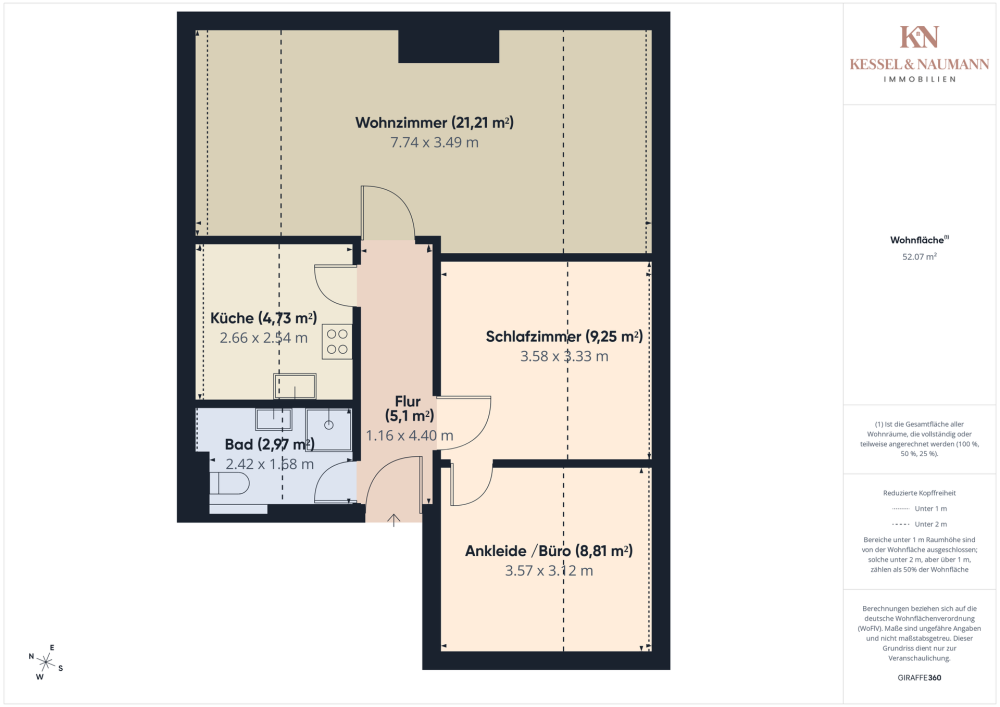 Grundriss Wohnung