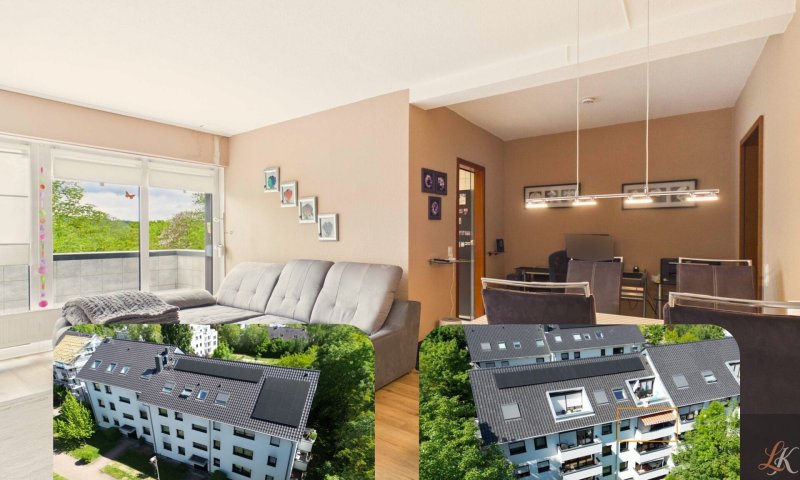 Gepflegte Wohnung mit Balkon und Tiefgaragenstellplatz in Saarbrücken-Rastpfuhl