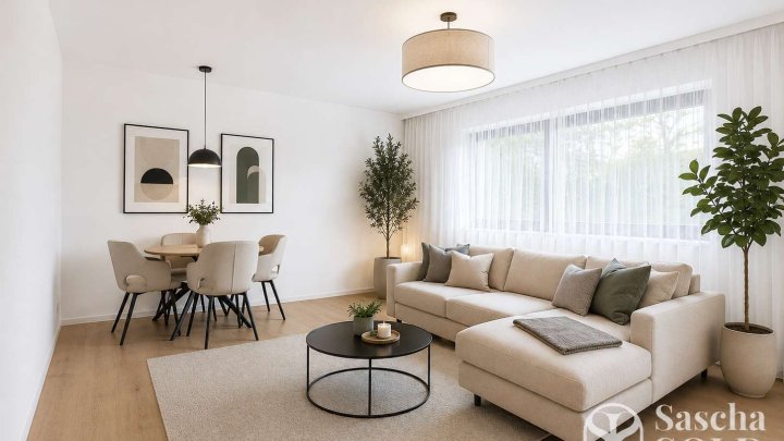 Helle 3-ZKB-Wohnung mit Balkon und Garage in ruhiger Wohnlage von St. Ingbert-Süd
